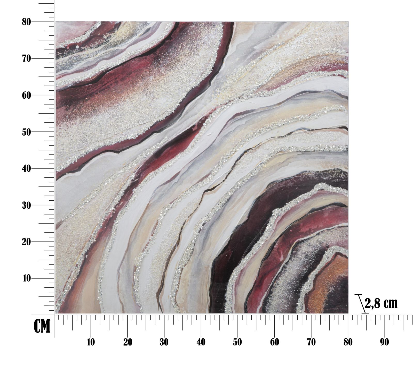Falfesték Redy 80x2,8x80 cm Falfesték Redy 80x2,8x80 cm