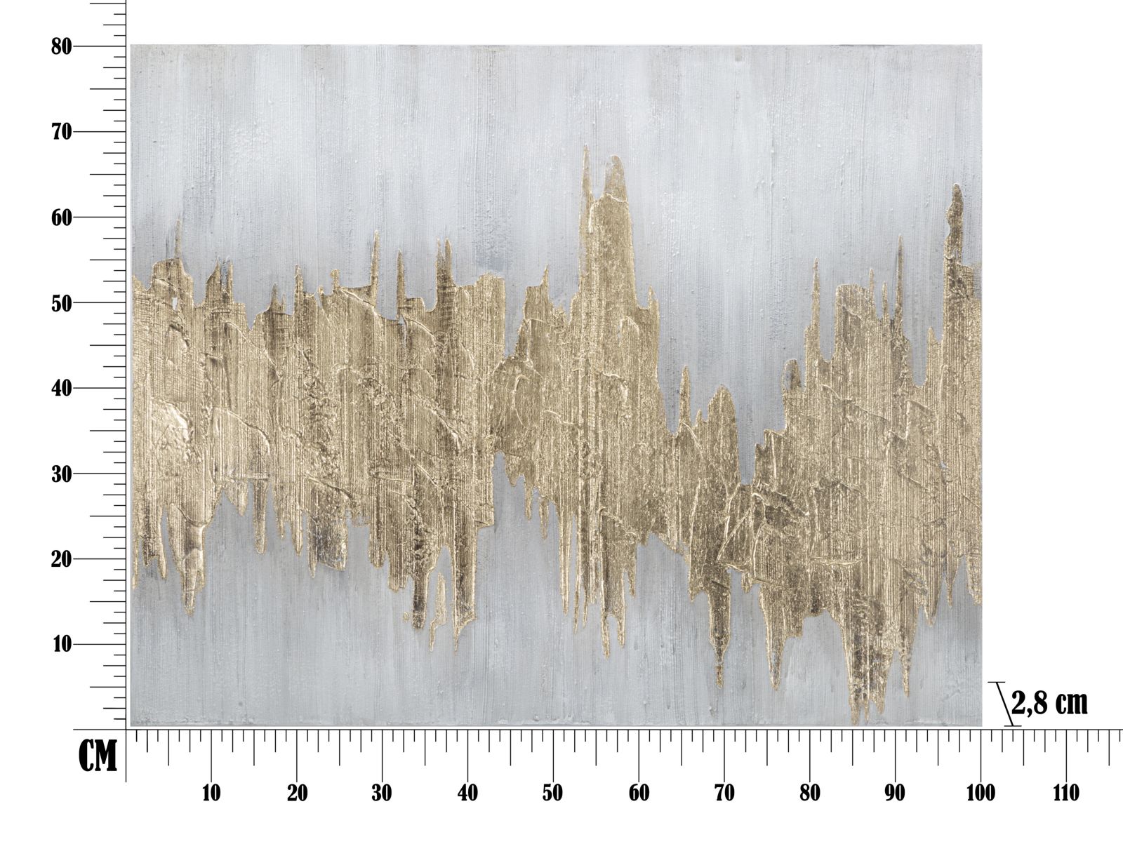 Falfesték arany 100x2,8x80 cm Falfesték arany 100x2,8x80 cm
