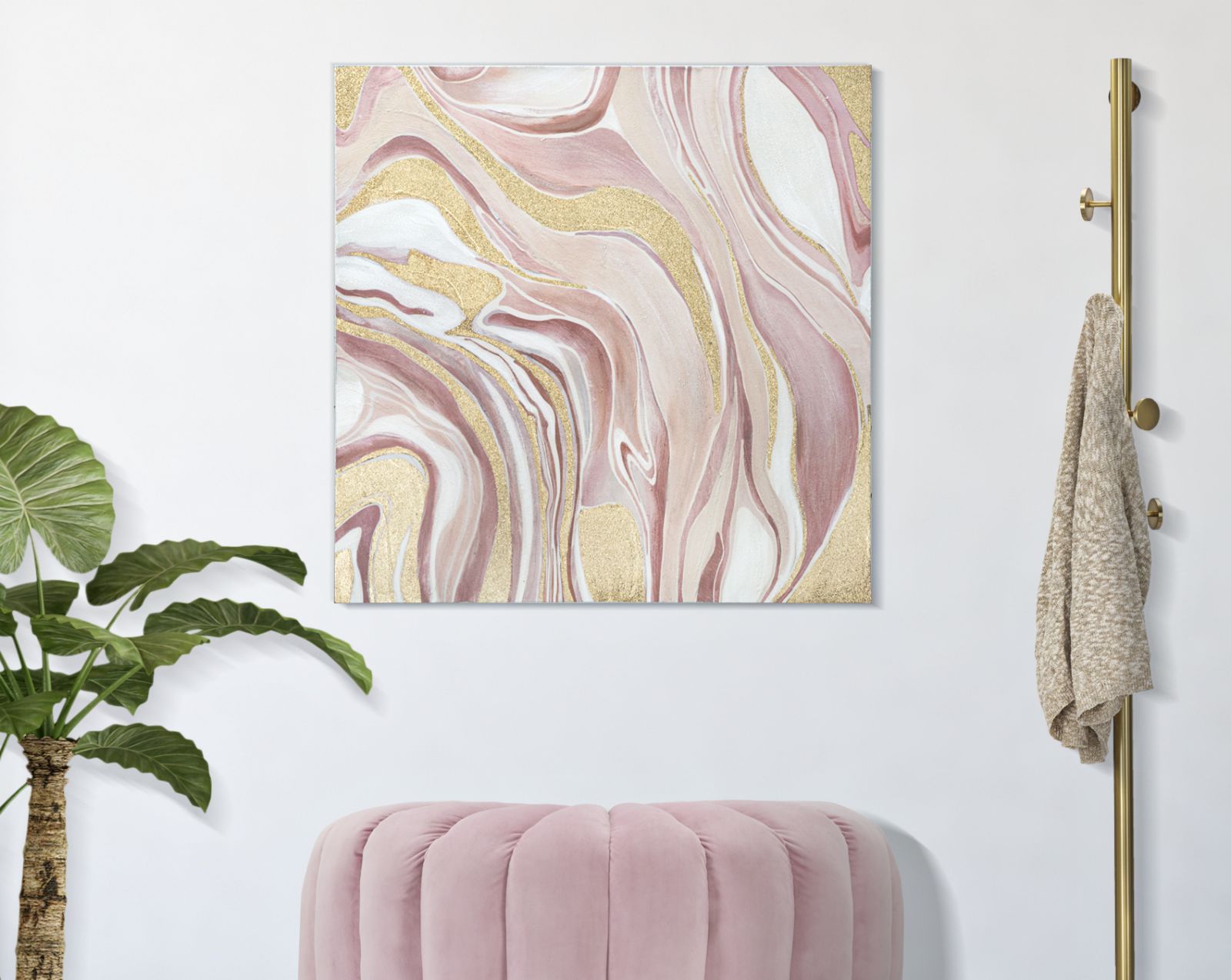 Falfesték Pinkly 80x2,8x80 cm Falfesték Pinkly 80x2,8x80 cm