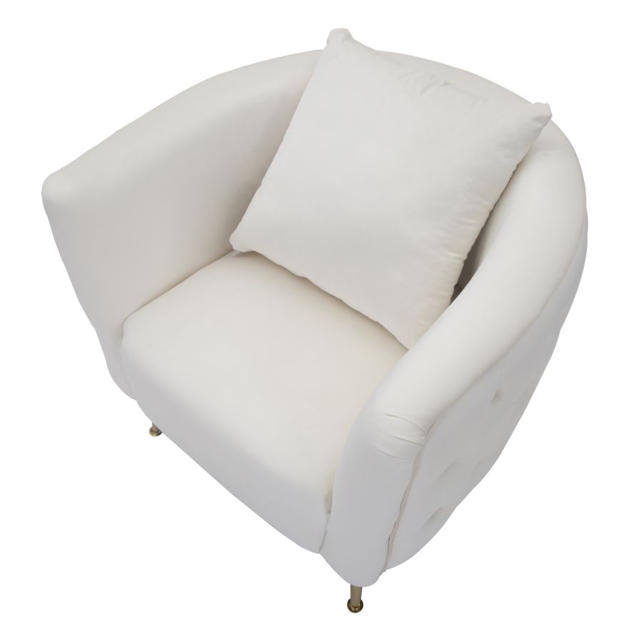 Bucarest Krema fotel 76x74x73 cm Bucarest Krema Fotel 76x74x73 cm