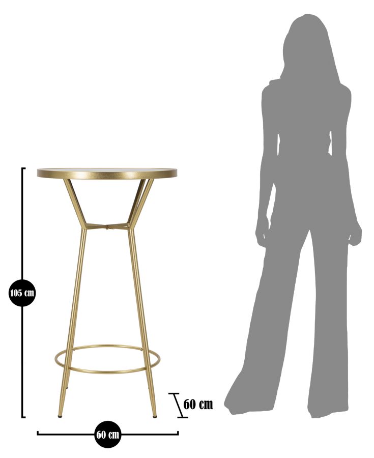 Kör Bar Asztal Ø 60x105 cm Kör Bar Asztal Ø 60x105 cm