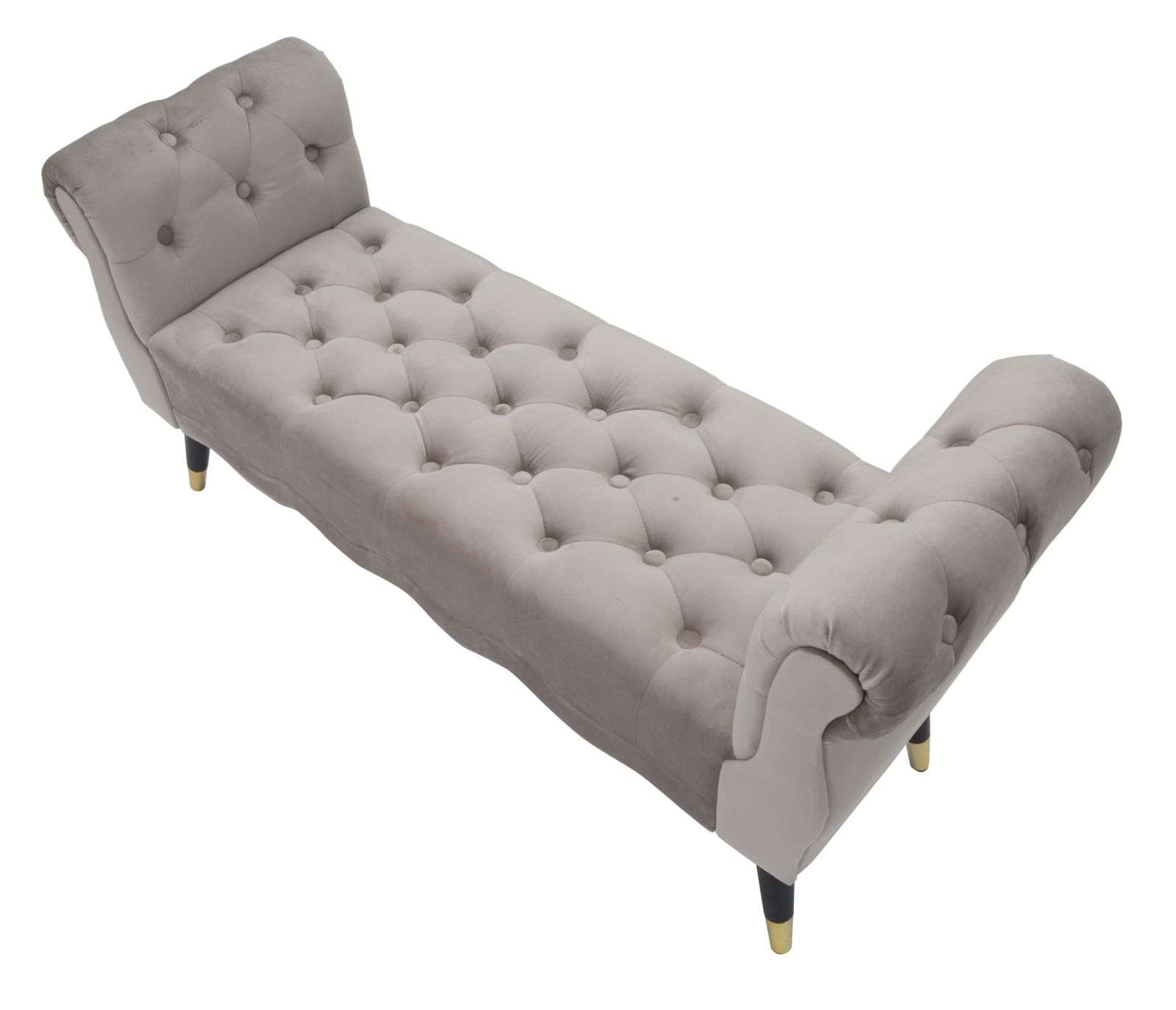 Paris Pad Szürke/arany 120x40x60 cm Paris Pad Szürke/Arany 120x40x60 cm