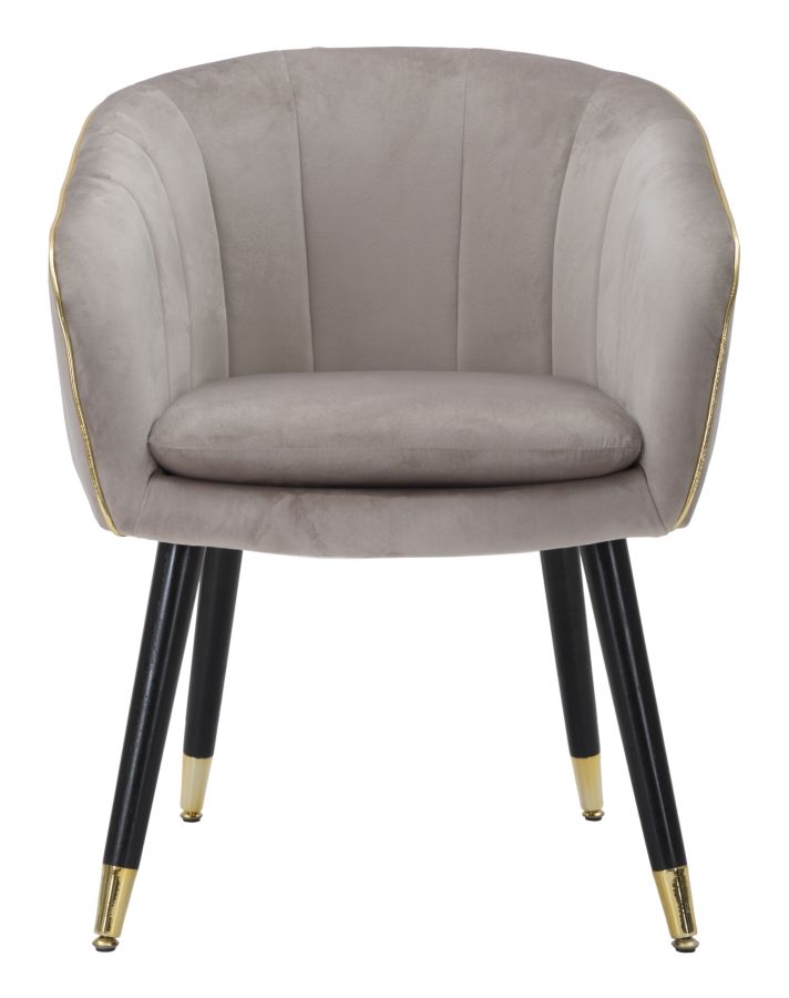 Paris szürke/arany karosszék 62x58x78 cm Parmchair Paris Szürke/Arany 62x58x78 cm