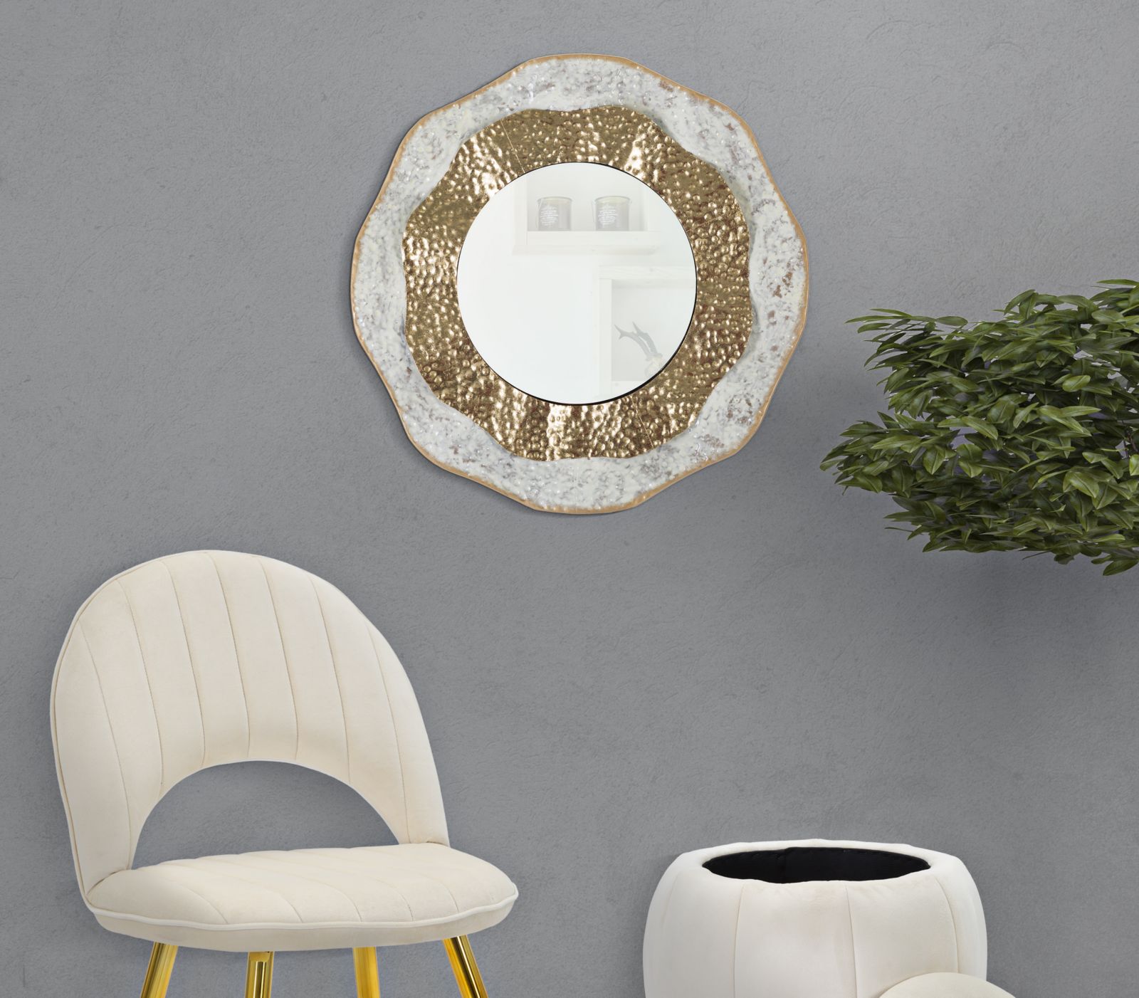 Falitükör Shai Light Ø 54,5x4,5 cm Falitükör Shai Light Ø 54,5x4,5 cm