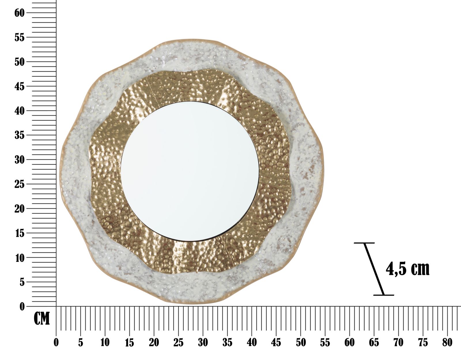 Falitükör Shai Light Ø 54,5x4,5 cm Falitükör Shai Light Ø 54,5x4,5 cm