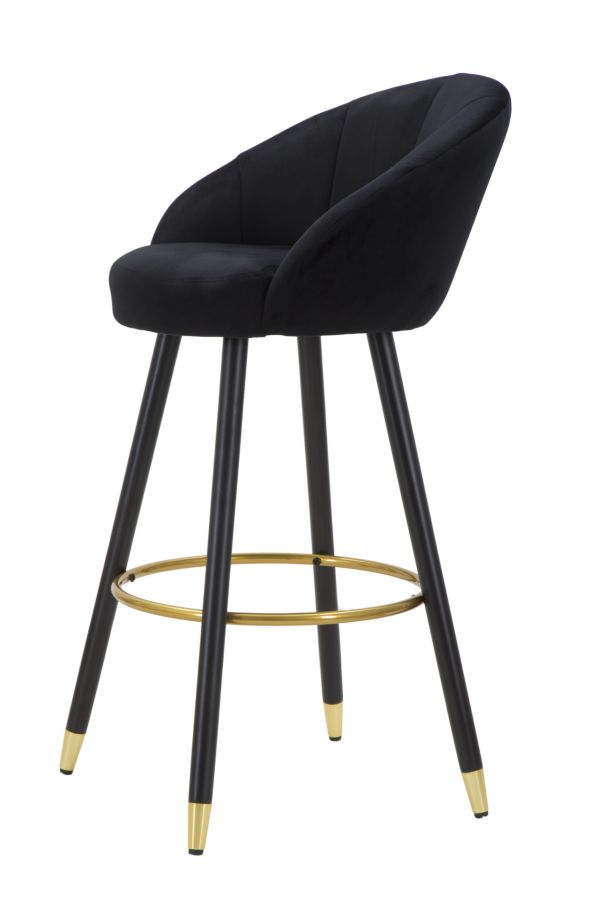 Bar szék Prague fekete 55x56x104 cm Bar Szék Prague Nero 55x56x104 cm