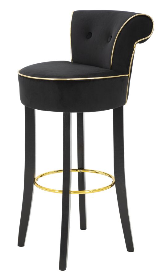 Luxy Bar szék Fekete 46x48x96 cm Luxy Bar Szék Fekete 46x48x96 cm