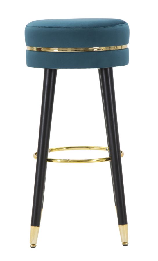 Bárszék Paris kékeszöld/arany Ø 35x74 cm Bárszék Paris Teal/Arany Ø 35x74 cm
