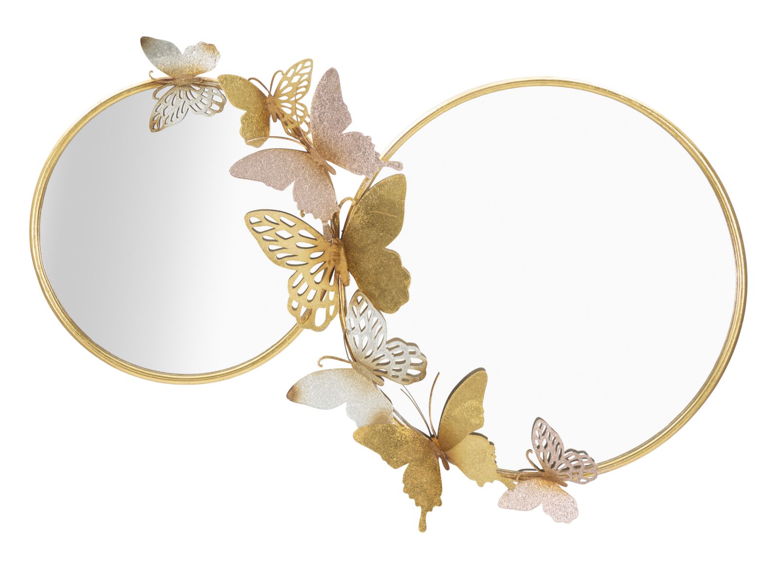 Falitükör Double Farfalle Pink 81x3x52,5 cm Falitükör Double Farfalle Pink 81x3x52,5 cm