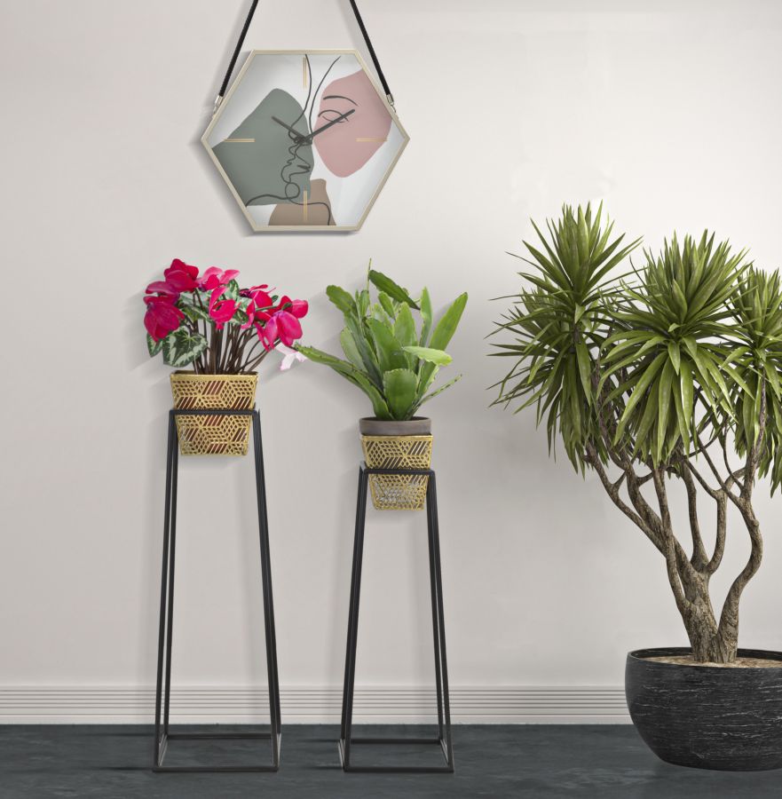 Váza Older Négyzetes Szett 2 db Ø 23x70-20x60 cm
