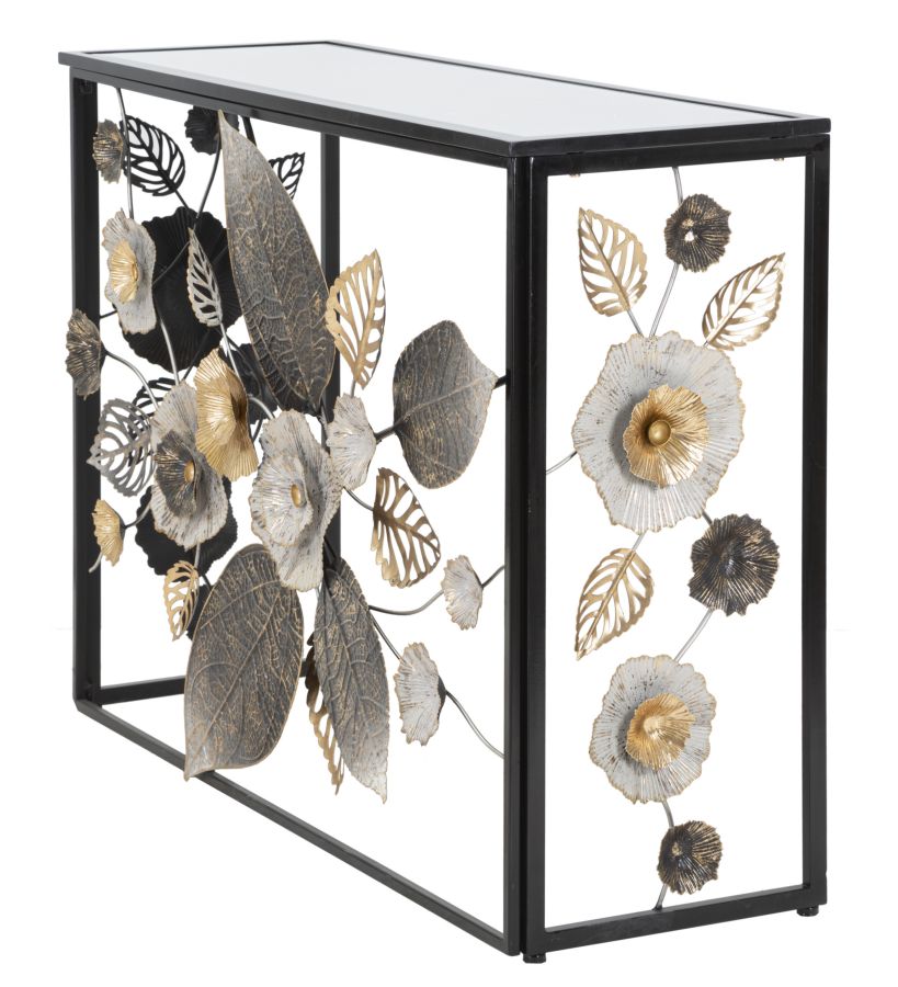 Konzol Glam Sötét 111,8x41,9x80 cm Konzol Glam Sötét 111,8x41,9x80 cm