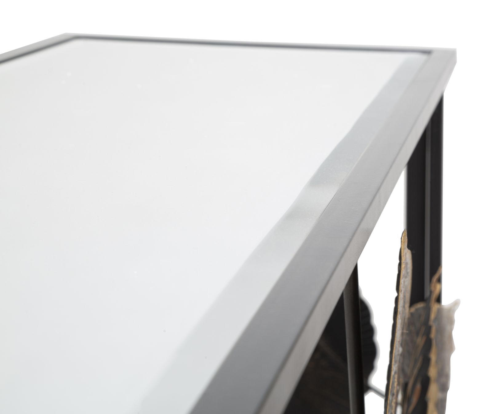 Konzol Glam Sötét 111,8x41,9x80 cm Konzol Glam Sötét 111,8x41,9x80 cm