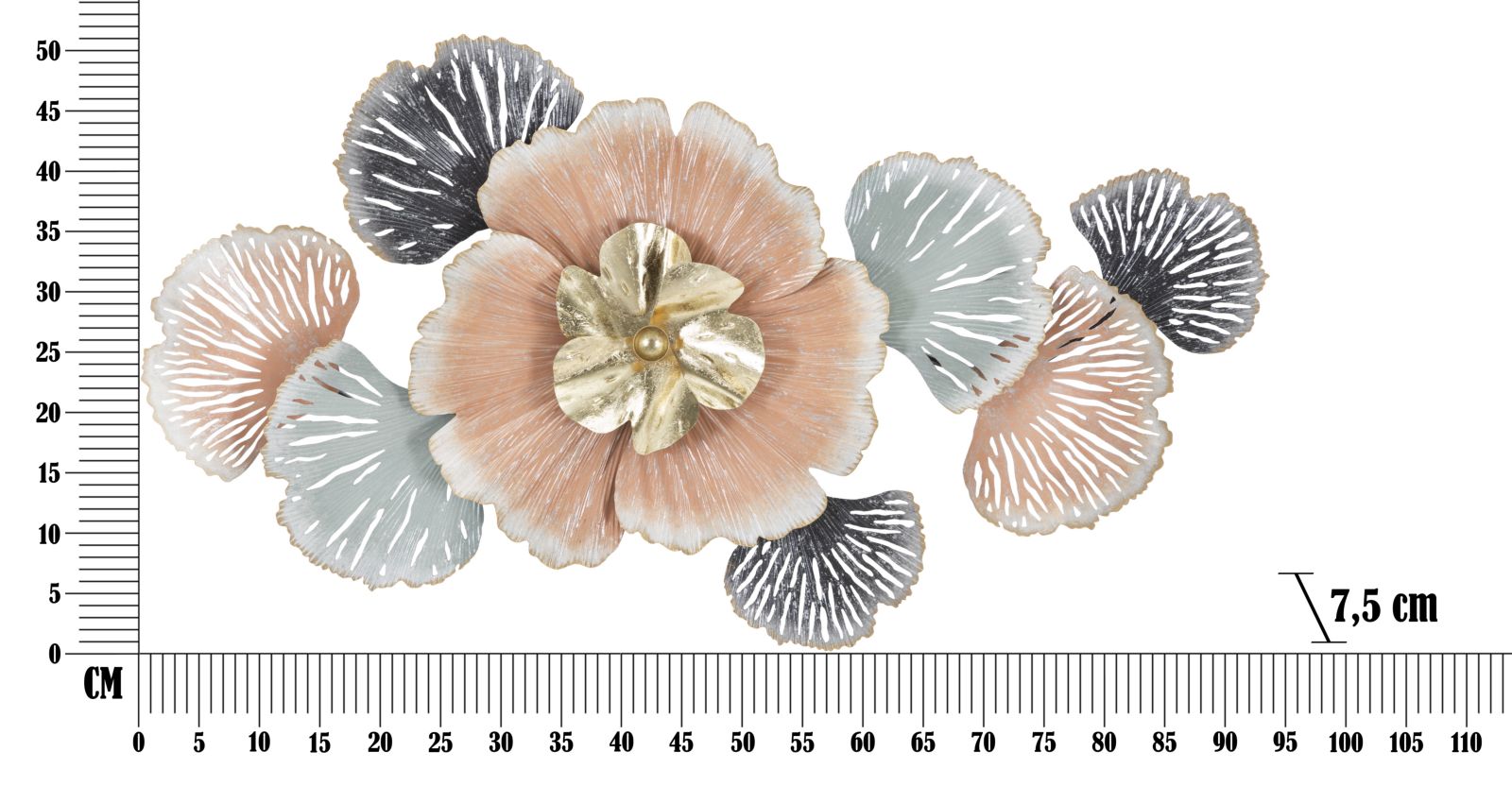 Falis Vas Panel Soty 93x7,5x53 cm Falis Vas Panel Soty 93x7,5x53 cm