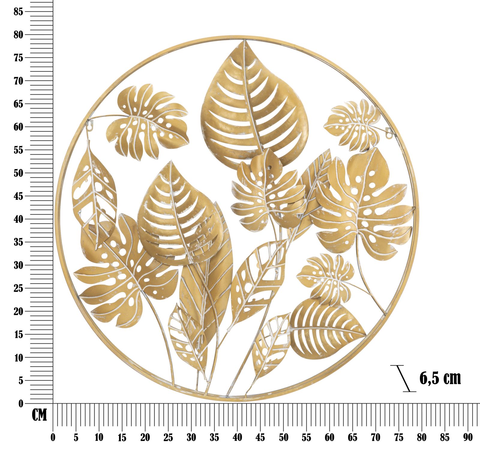 Falis Vaslap Jungle Körös Ø 80x6,5 cm