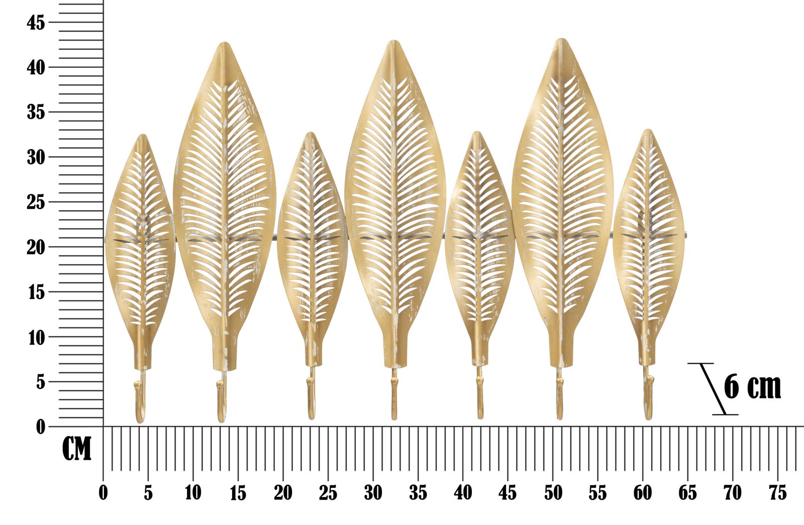 Hanger Long Leaf 65x42,5x6 cm Hanger Long Leaf 65x42,5x6 cm