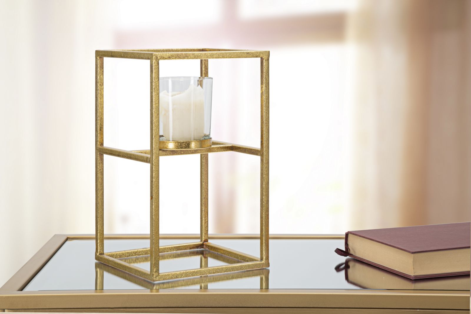 Gyertyatartó Elegáns 15x15x25 cm