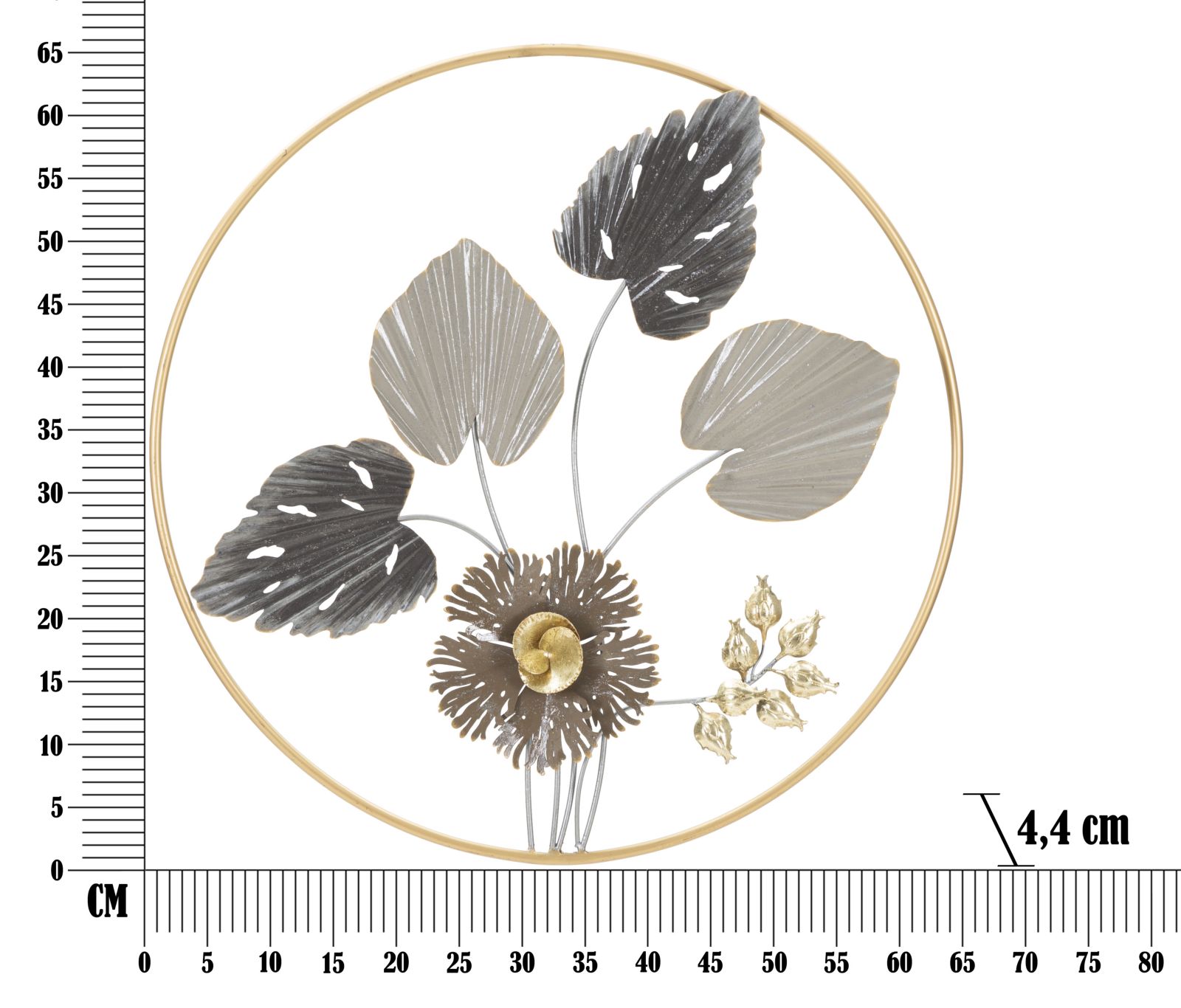 Falas Vas Panel Rúd Ø 65,4x4,4 cm Falas Vas Panel Rúd Ø 65,4x4,4 cm