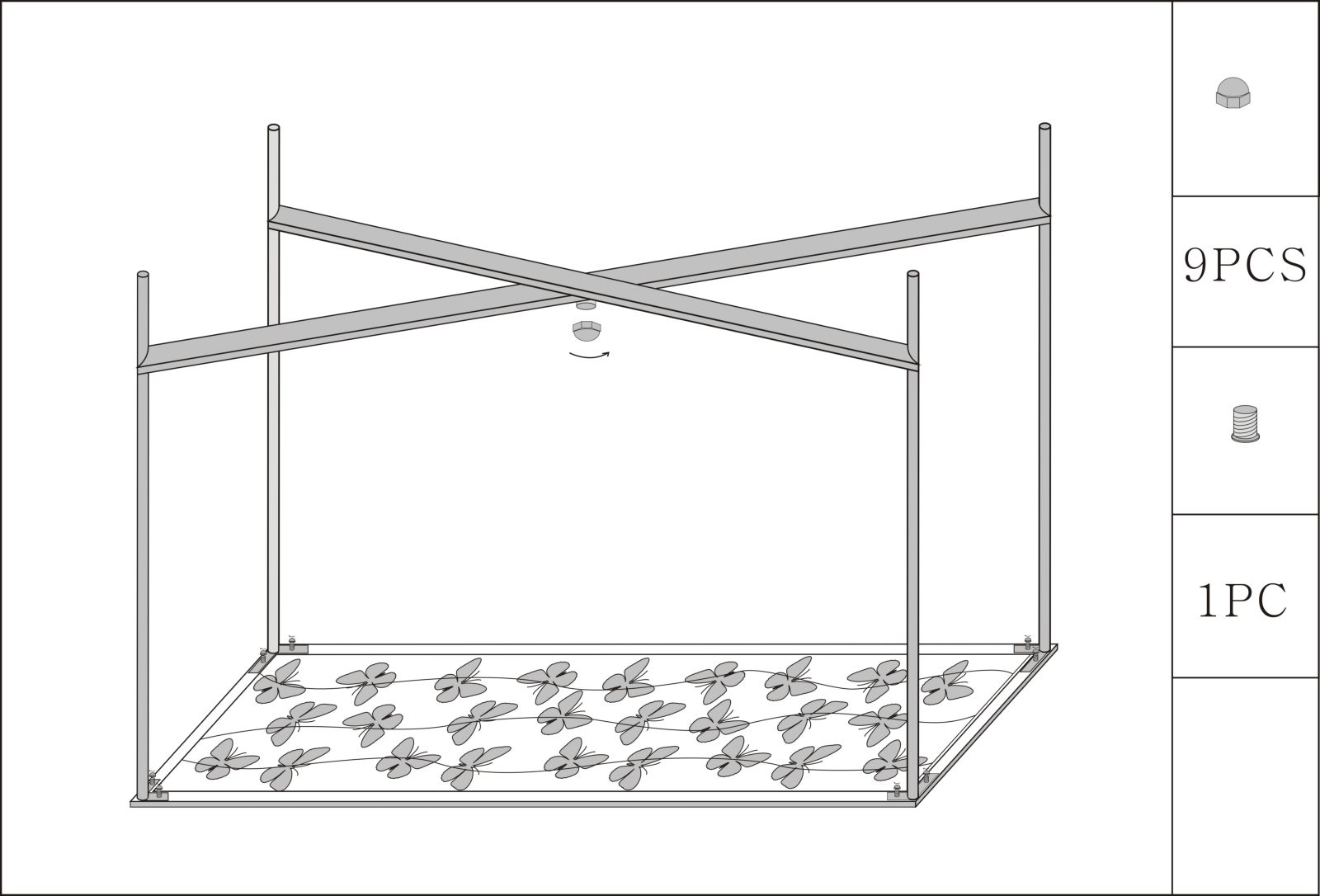 Konzol Lepkék Üveg 100x35x80 cm Konzol Lepkék Üveg 100x35x80 cm
