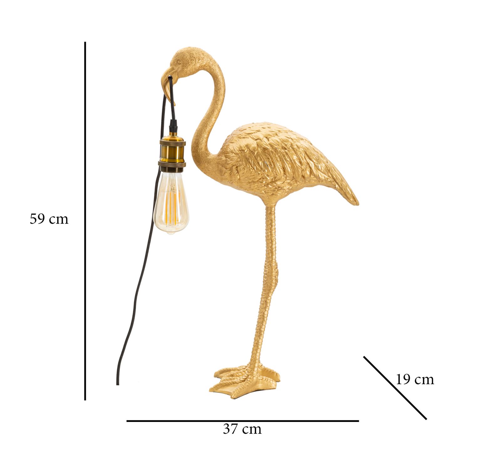 Asztali Lámpa Flamingo 37x19x59 cm Asztali Lámpa Flamingo 37x19x59 cm