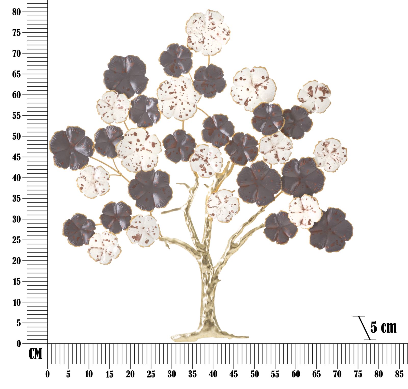 Faldekoráció Albero Purpy 73,7x5x80 cm Faldekoráció Albero Purpy 73,7x5x80 cm