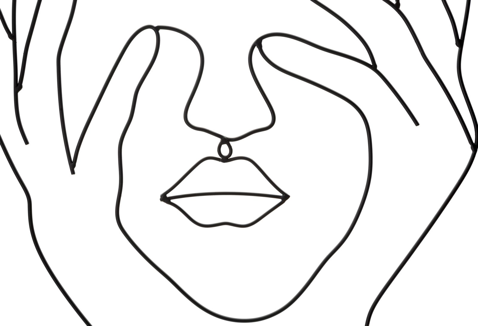Faldekoráció Simply Face 50,5x1,3x61 cm Faldekoráció Simply Face 50,5x1,3x61 cm