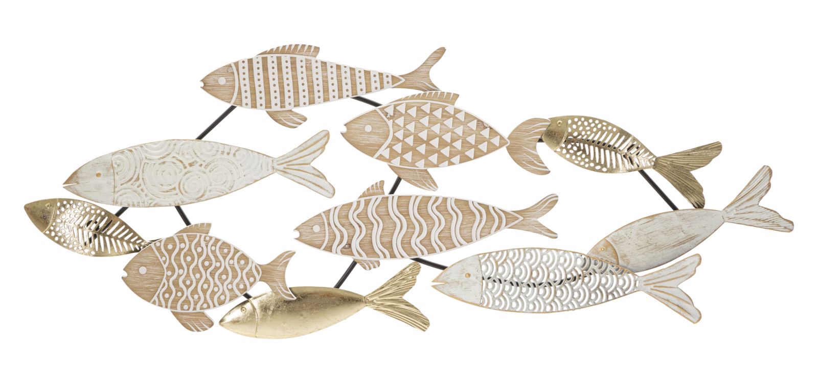 Faldekoráció Hal 118x5,7x46,4 cm Faldekoráció Hal 118x5,7x46,4 cm