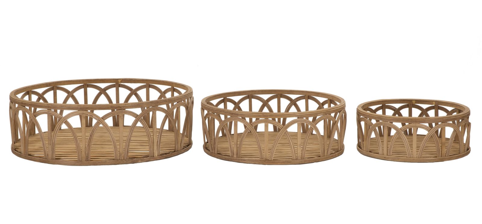 Tálca Fuji Szett 3 Db Ø 50x16-40x14-30x12 cm Tálca Fuji Szett 3 Db Ø 50x16-40x14-30x12 cm