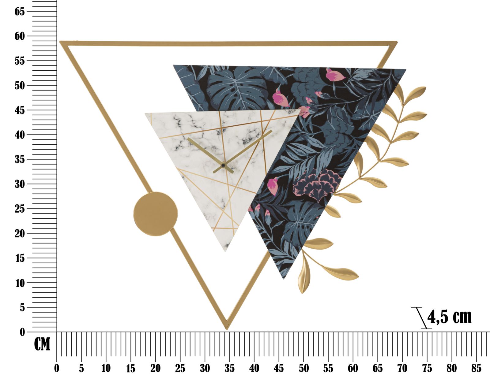 Falóra Triangle 75x4,5x59 cm