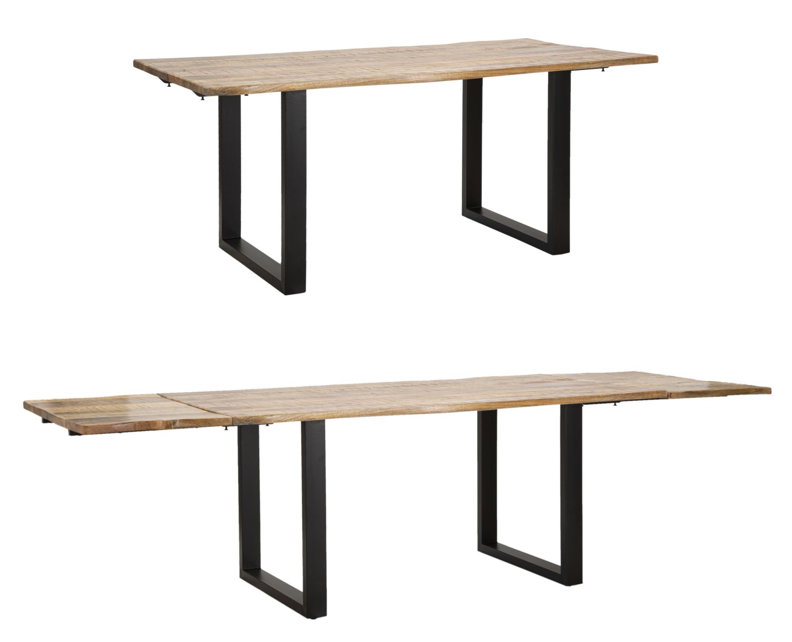 Evőasztal Edge -Kihúzható- 180x90x77-Total Lenght 280 cm (Mango Wood) Evőasztal Edge -Kihúzható- 180x90x77-Total Lenght 280 cm (Mango Wood)