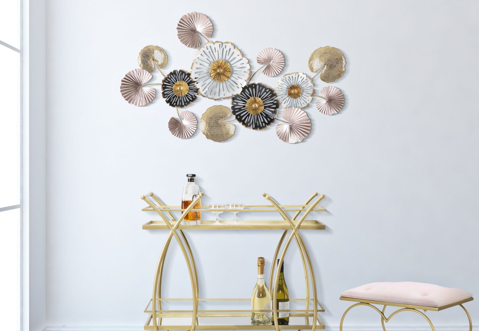 Vas Fali Panel Pinky -B- 106x6x60,5 cm