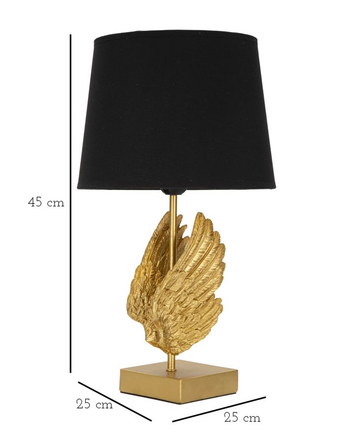 Asztali Lámpa Wings Ø 25x45 cm Asztali Lámpa Wings Ø 25x45 cm