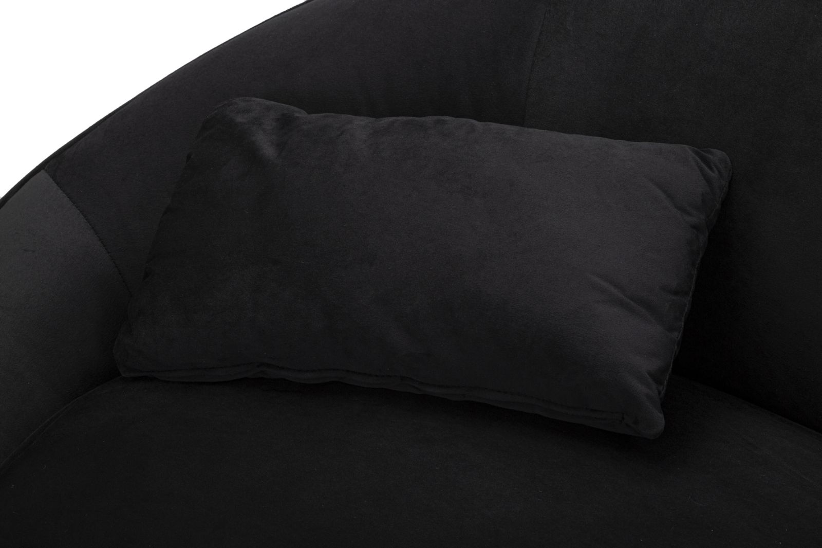 Oslo 2 Üléses Kanapé Párnával, Fekete 148x84x68 cm Oslo 2 Üléses Kanapé Párnával, Fekete 148x84x68 cm