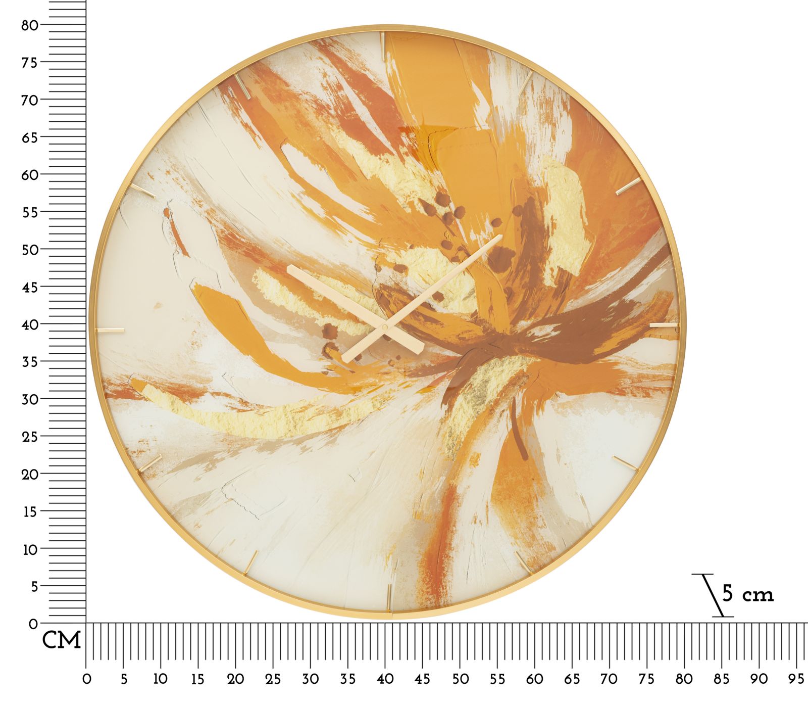 Falóra Üveg Toply Ø 80x5 cm Falóra Üveg Toply Ø 80x5 cm