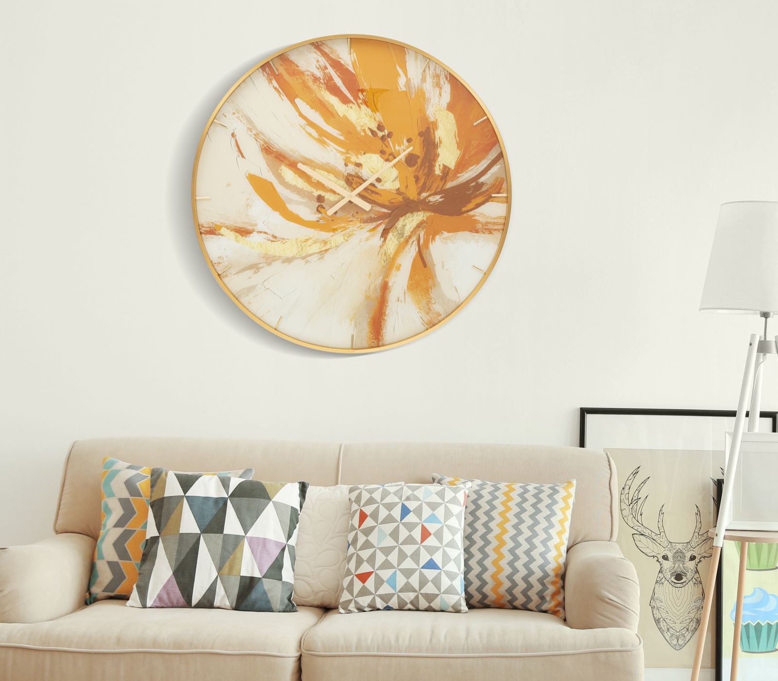 Falóra Üveg Toply Ø 80x5 cm Falóra Üveg Toply Ø 80x5 cm