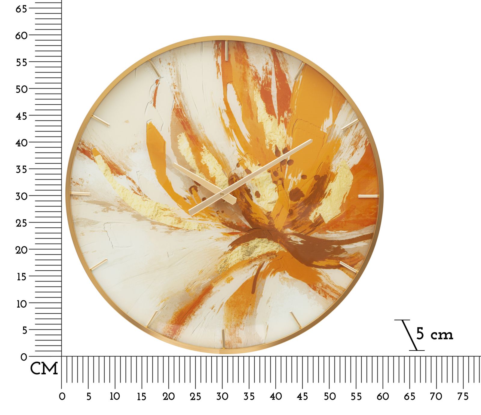 Falóra Üveg Toply Ø 60x5 cm