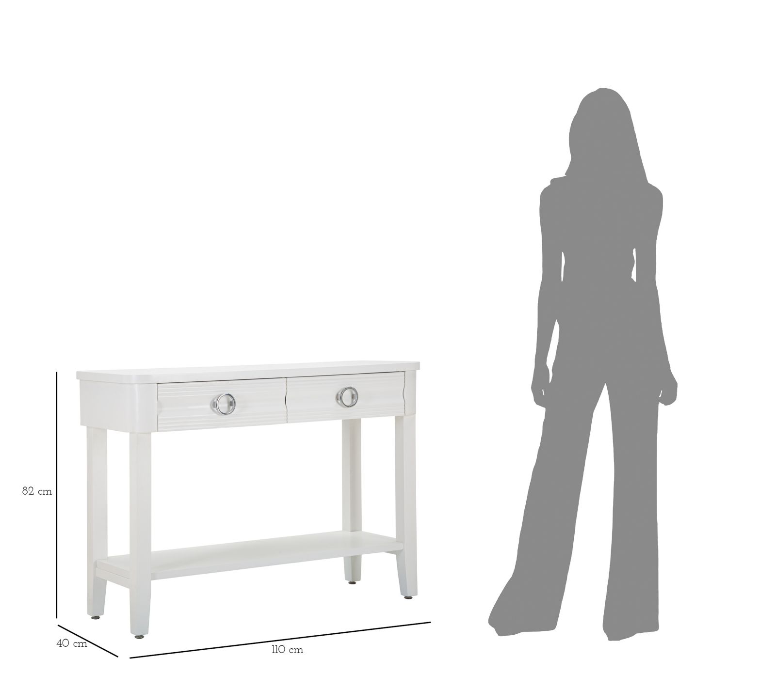 Konsol Shine 110x40x82 cm Konsol Shine 110x40x82 cm