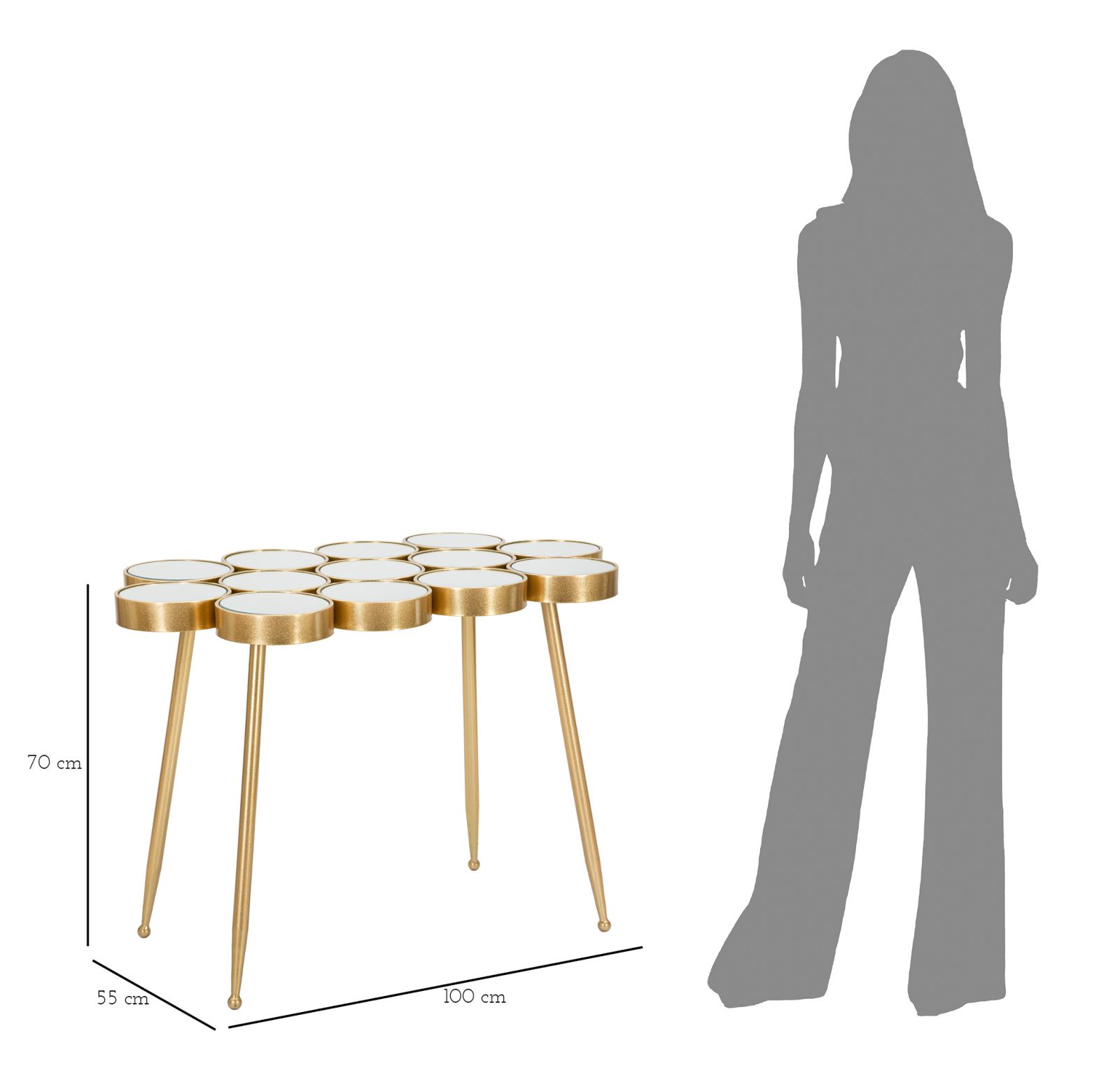 Asztal Buttle 100x55x70 cm Asztal Buttle 100x55x70 cm