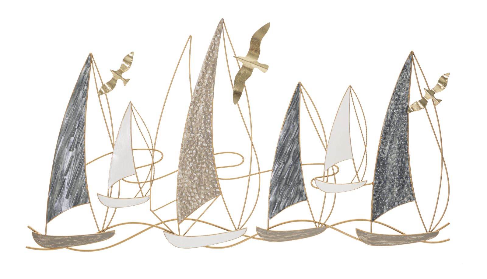 Vas Fali Panel Hajó Light 123,8x5,1x69,9 cm