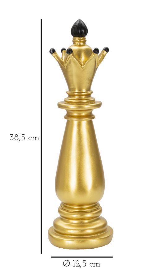 Arany És Fekete Bishop Ø 12,5x38,5 cm Arany És Fekete Bishop Ø 12,5x38,5 cm