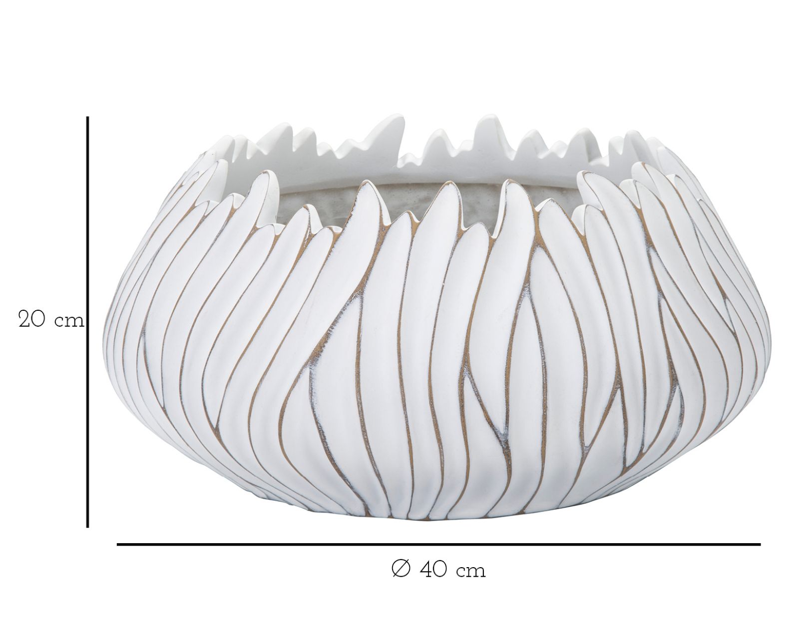 Gaspeau Poli-Műgyanta Honduras Ø 40x20 cm Gaspeau Poli-Műgyanta Honduras Ø 40x20 cm