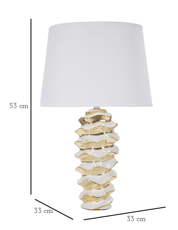 Asztali Lámpa Glam Space Ø 33x53 cm Asztali Lámpa Glam Space Ø 33x53 cm