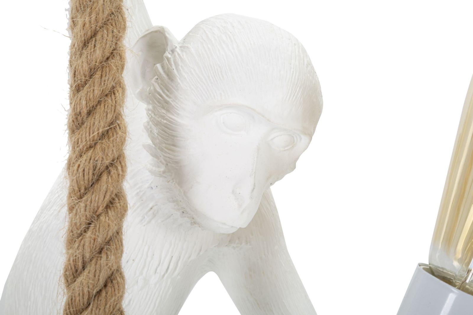 Mennyeről Lámpa Monkey Fehér Ø 27x32x60 cm Mennyeről Lámpa Monkey Fehér Ø 27x32x60 cm