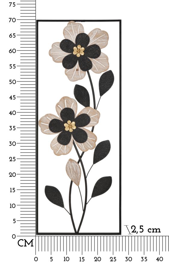 Vas/Fa Falpanel Divaker -B-Cm 27x2,5x70 cm Vas/Fa Falpanel Divaker -B-Cm 27x2,5x70 cm