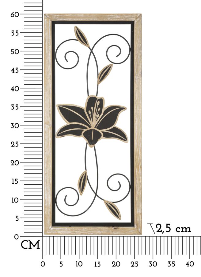 Vas/Fa Falpanel Koman -B- 26x2,5x60 cm Vas/Fa Falpanel Koman -B- 26x2,5x60 cm