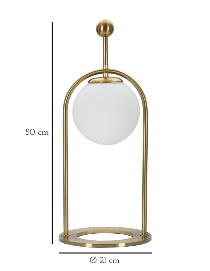 Asztali Lámpa Glamy Arc -B- Ø 21x50 cm Asztali Lámpa Glamy Arc -B- Ø 21x50 cm