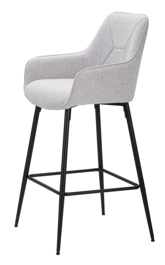 Bárszék Szürke 2 db 55x55x109 cm Bárszék Szürke 2 Db 55x55x109 cm
