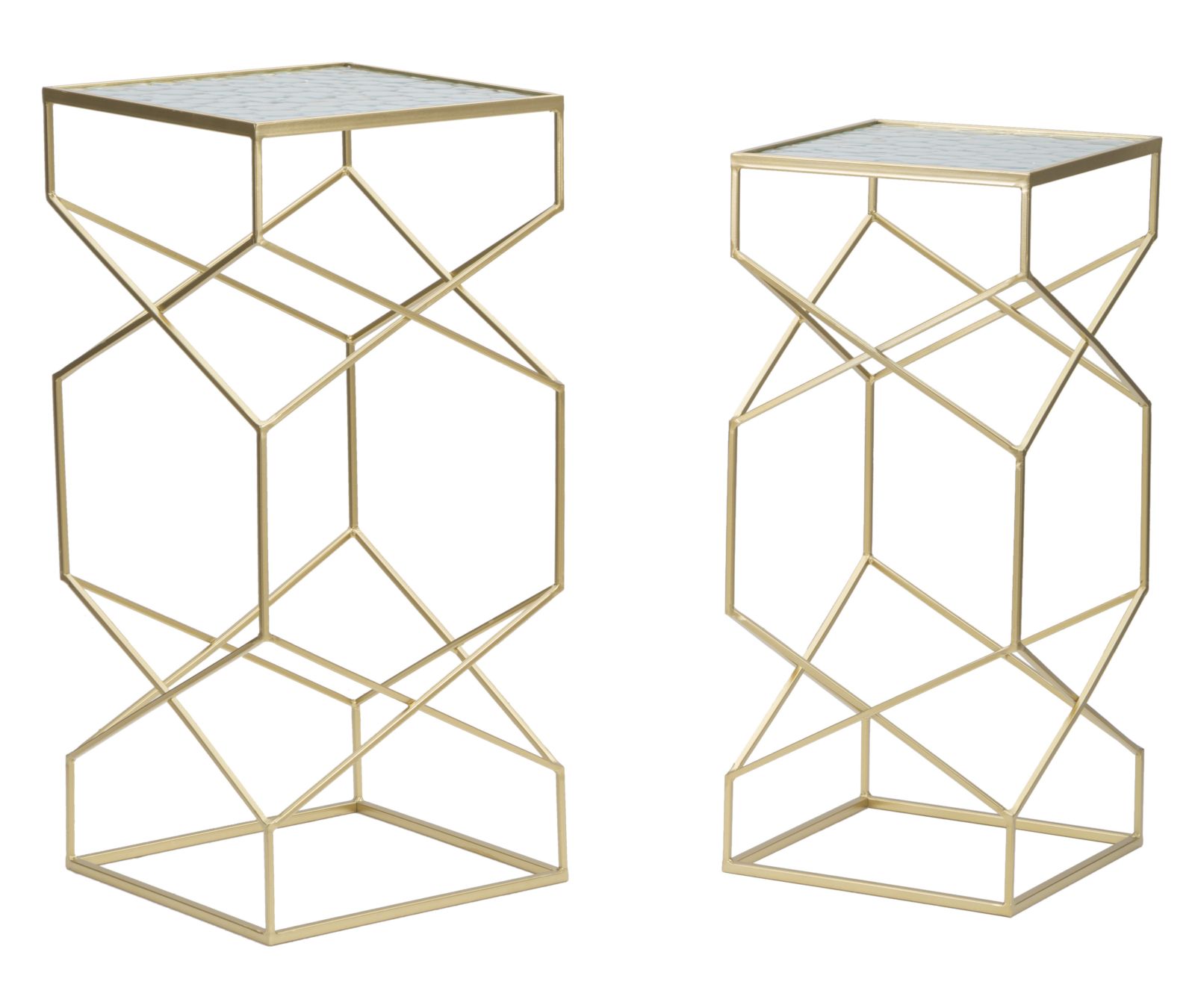Asztalos Üvegkészlet 2 db 31,5x31,5x68-28x28x64 cm Asztalos Üvegkészlet 2 db 31,5x31,5x68-28x28x64 cm