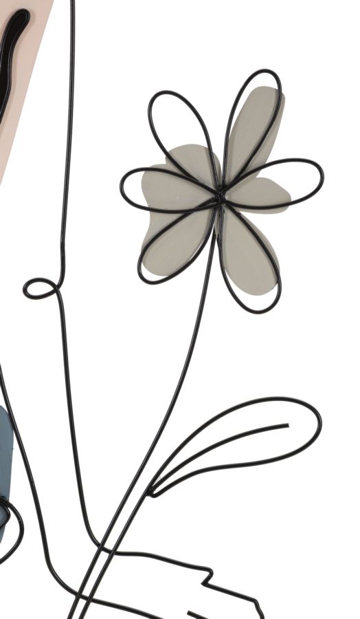 Falpanel Lady Virággal 80x1,3x90 cm