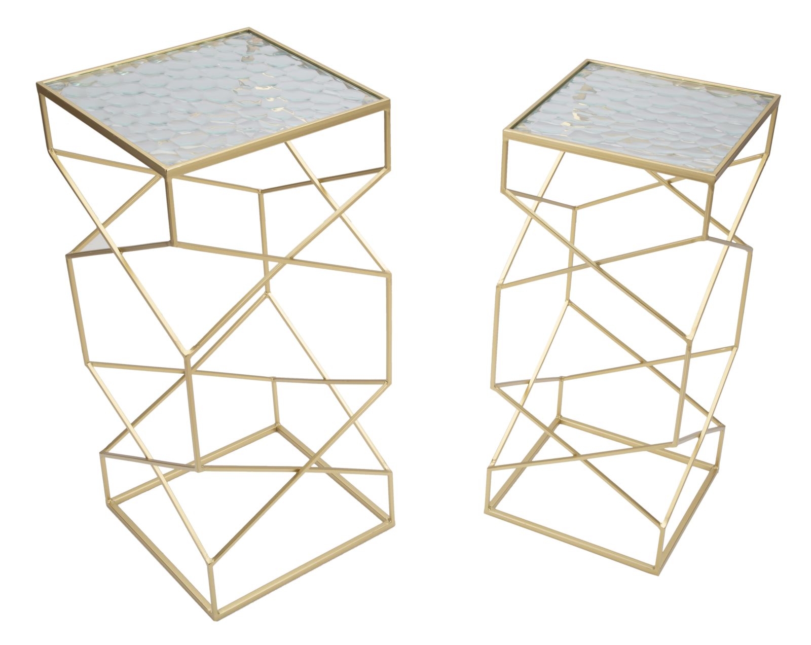 Asztalos Üvegkészlet 2 db 31,5x31,5x68-28x28x64 cm Asztalos Üvegkészlet 2 db 31,5x31,5x68-28x28x64 cm