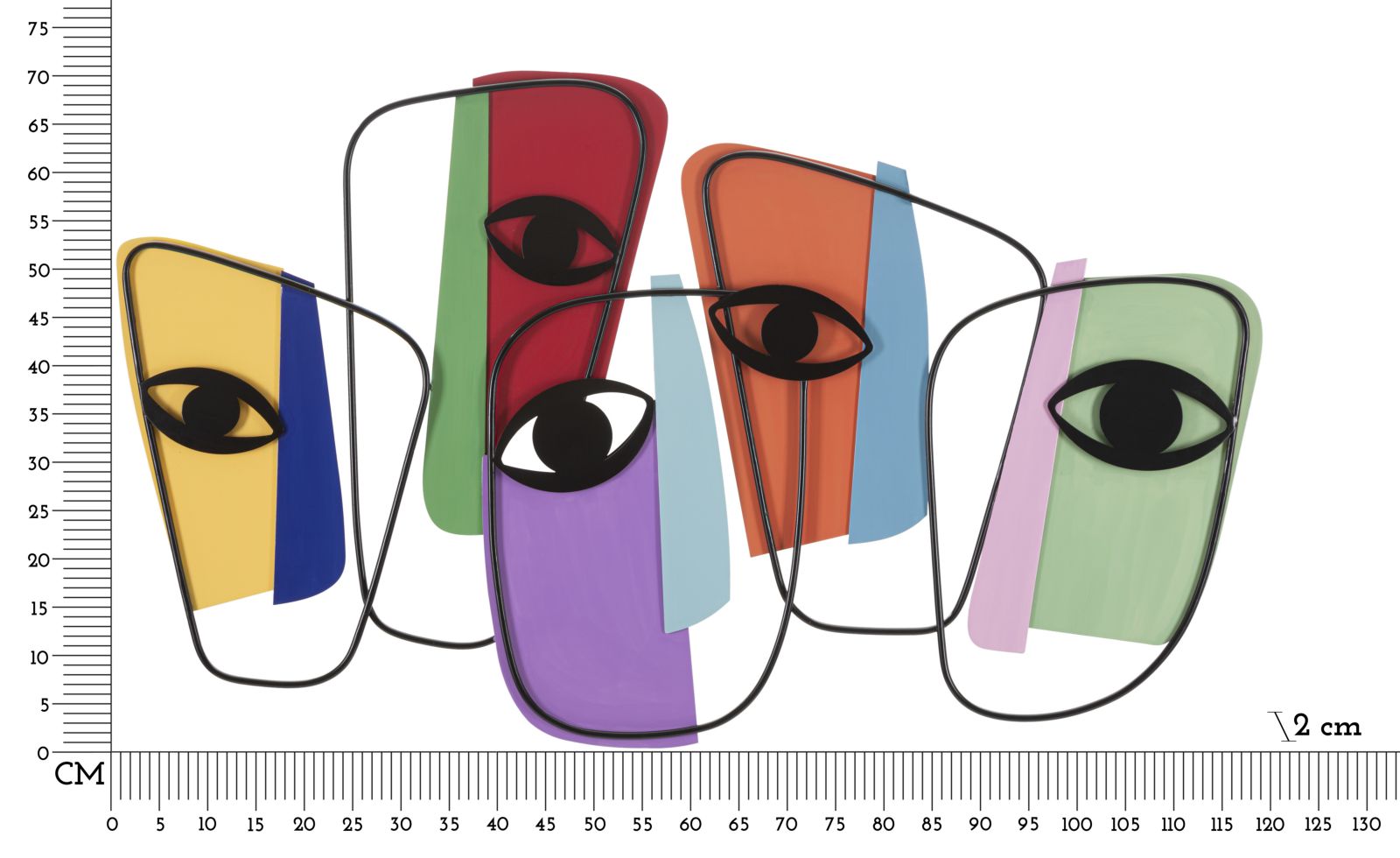 Falpanel Eyes -B- 120x2x72 cm